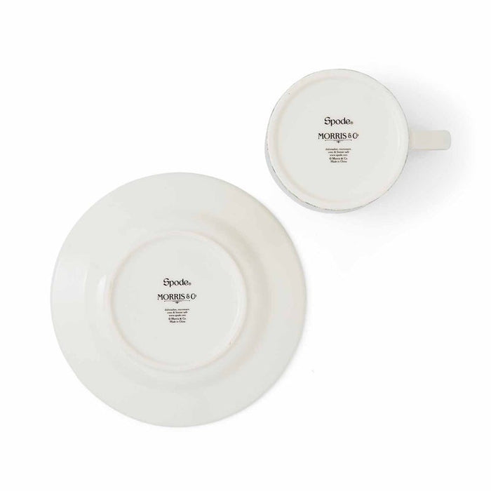 Morris &amp; Co. Strawberry Thief Teacup &amp; Saucer