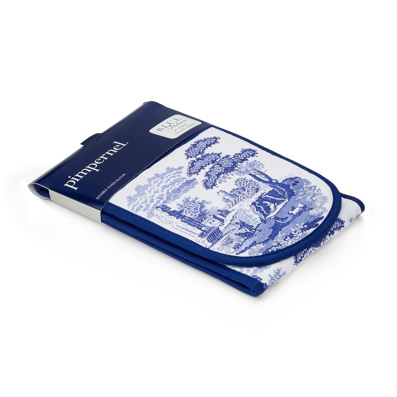 Spode Blue Italian Double Oven Glove