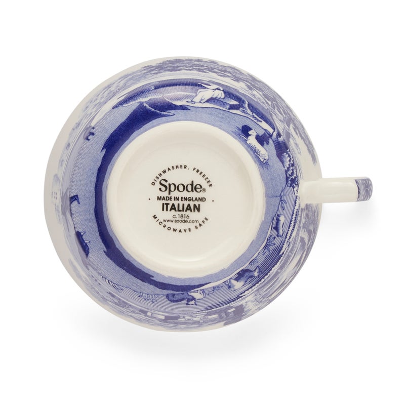 Spode Blue Italian Breakfast Cups &amp; Saucers Set of 4