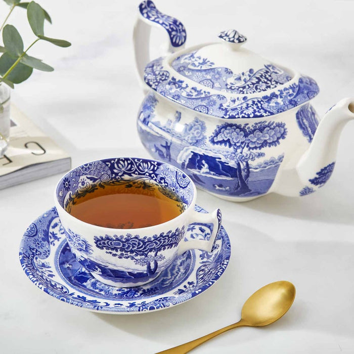 Spode Blue Italian Cup &amp; Saucer