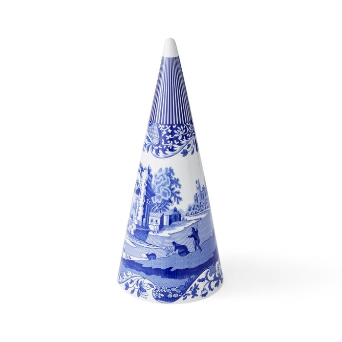 Spode Blue Italian Large Decorative Cone 13"