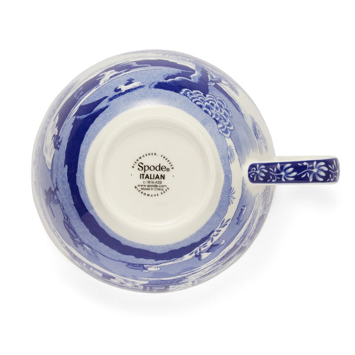 Spode Blue Italian Jumbo Cup &amp; Saucer Boxed Set