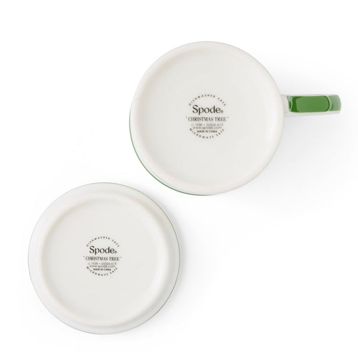 Christmas Tree Mug &amp; Coaster Set