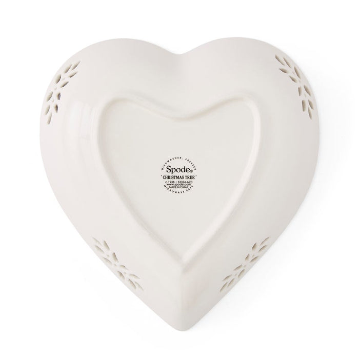 Christmas Tree Heart Dish