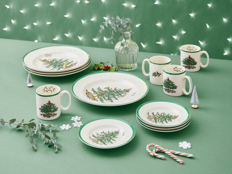 Christmas Tree 12 Piece Dinner Set