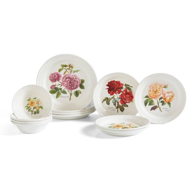 Botanic Roses M 12 Piece Set — Spode Thailand