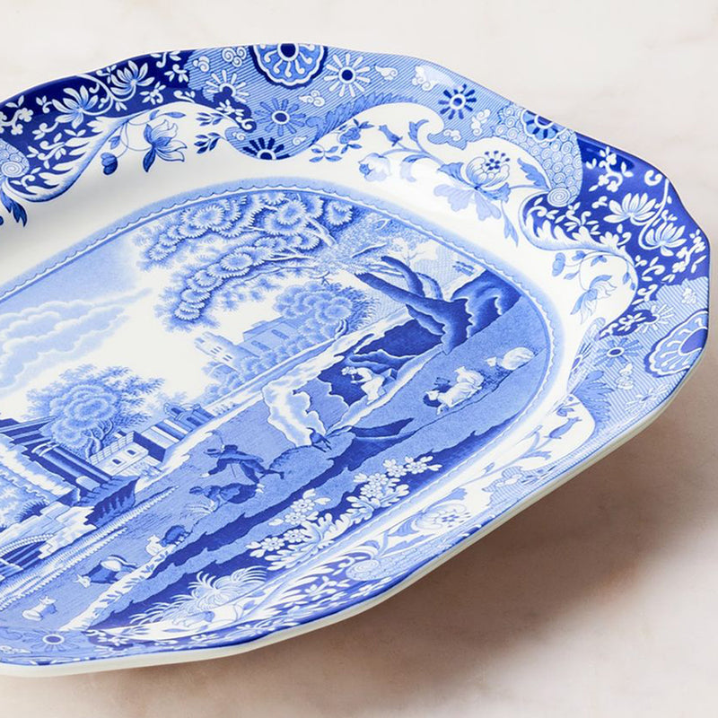 Spode Blue Italian - Oval Platter - 41cm