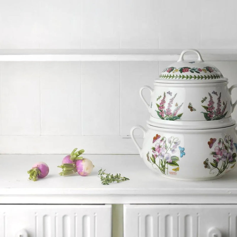 Portmeirion Botanic Garden Covered Casserole 6pt 
