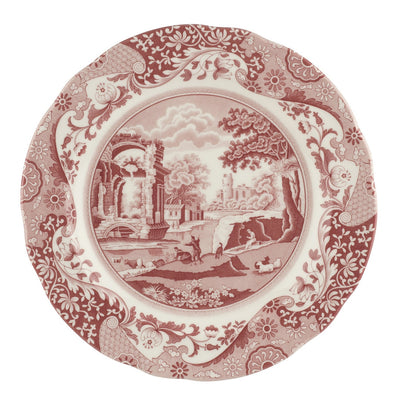 Spode Cranberry Italian Plate Dinner Plate 10.5 Inch