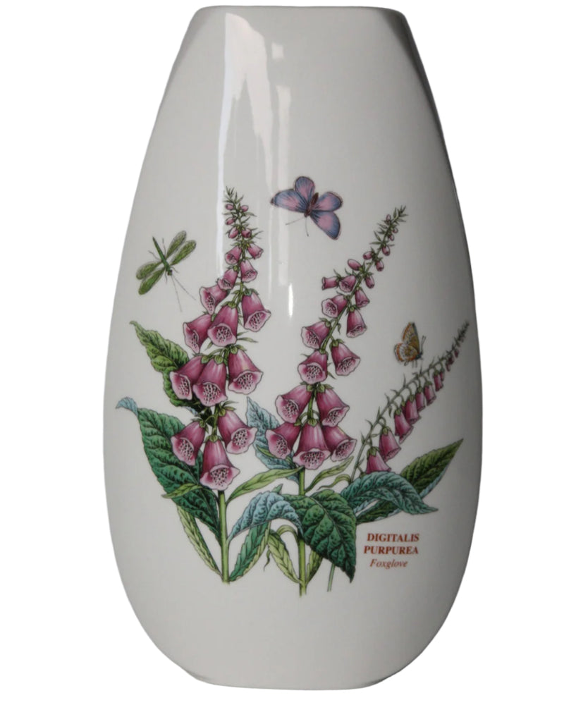 Portmeirion Botanic Garden Decorative Tulip Flower Vase - 11" - Foxglove