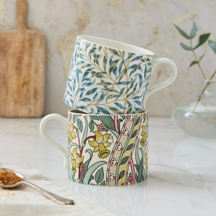 Morris &amp; Co. Daffodil Set of 2 Mugs