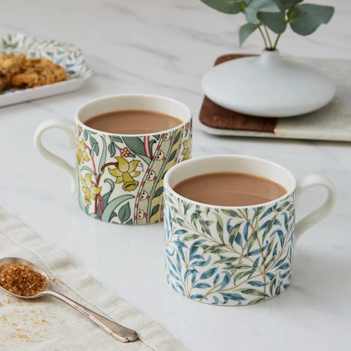 Morris &amp; Co. Daffodil Set of 2 Mugs