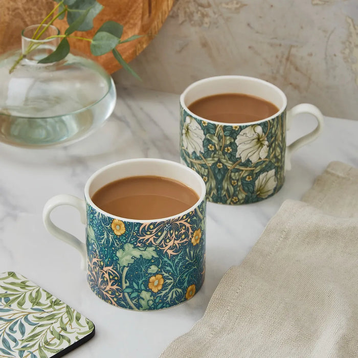 Morris &amp; Co. Seaweed Set of 2 Mugs