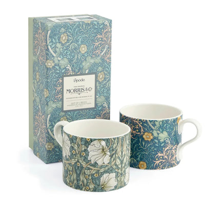 Morris &amp; Co. Seaweed Set of 2 Mugs