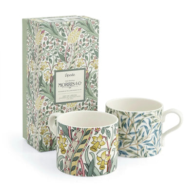Morris &amp; Co. Daffodil Set of 2 Mugs