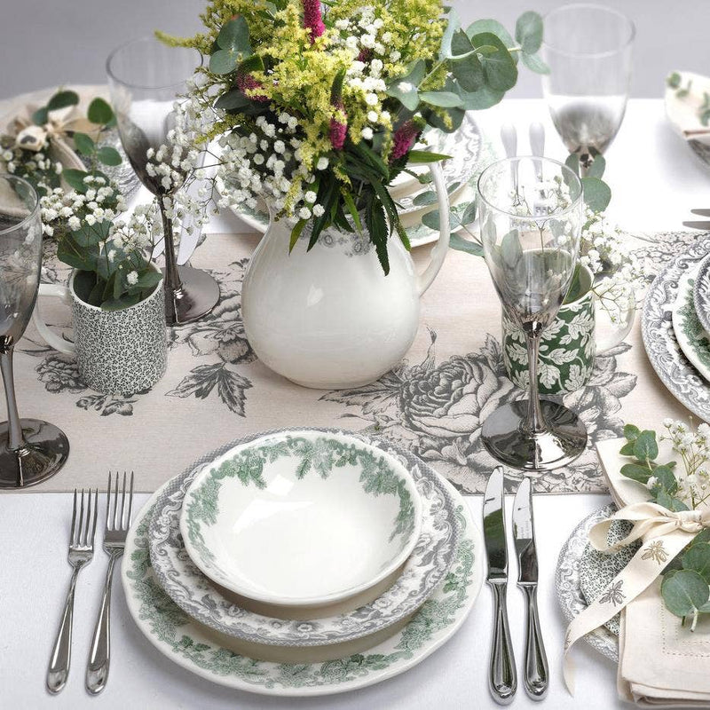 Spode Ruskin House Wreath  8 Inch Side Plates