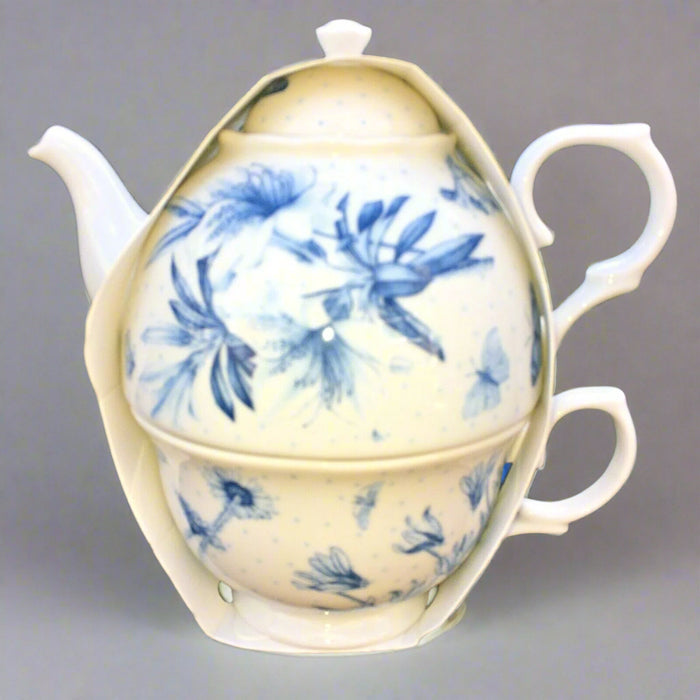 Portmeirion Botanic Blue Tea for One