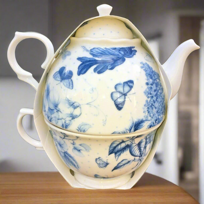Portmeirion Botanic Blue Tea for One