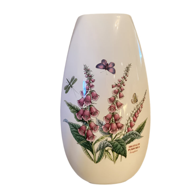 Portmeirion Botanic Garden Decorative Tulip Flower Vase - 11" - Foxglove