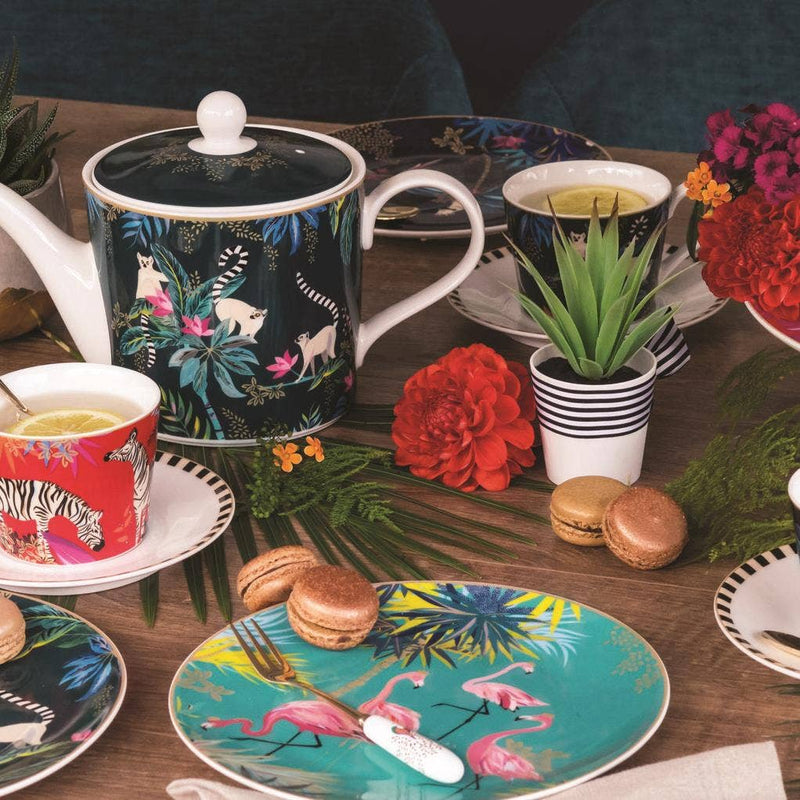 Sara Miller London Tahiti Teapot Lemur