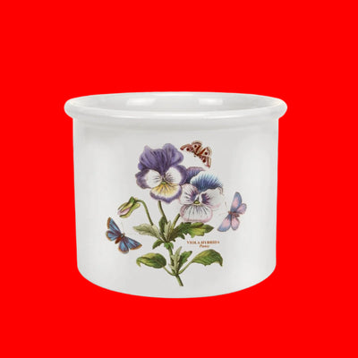 Seconds Portmeirion Botanic Garden 7 Inch Plant Pot - No Guarantee Of Flower Design