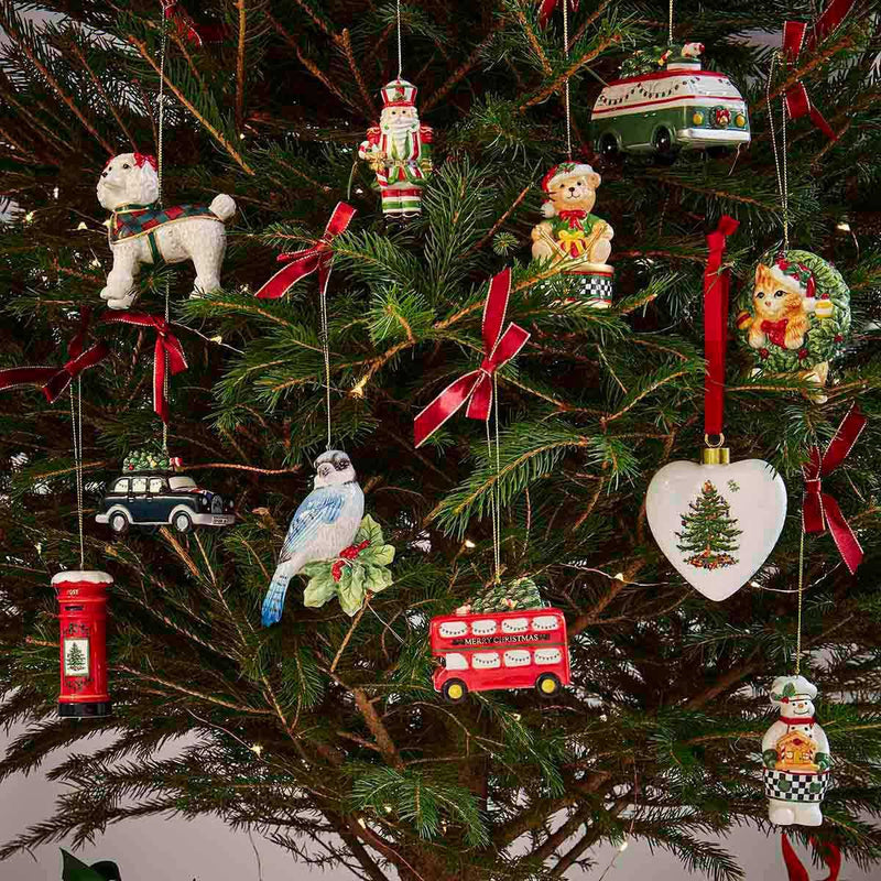 Spode All Things British - Double Decker Bus Ornament