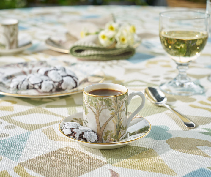 Kit kemp Gold Espresso Cup &amp; Scr Tall Trees