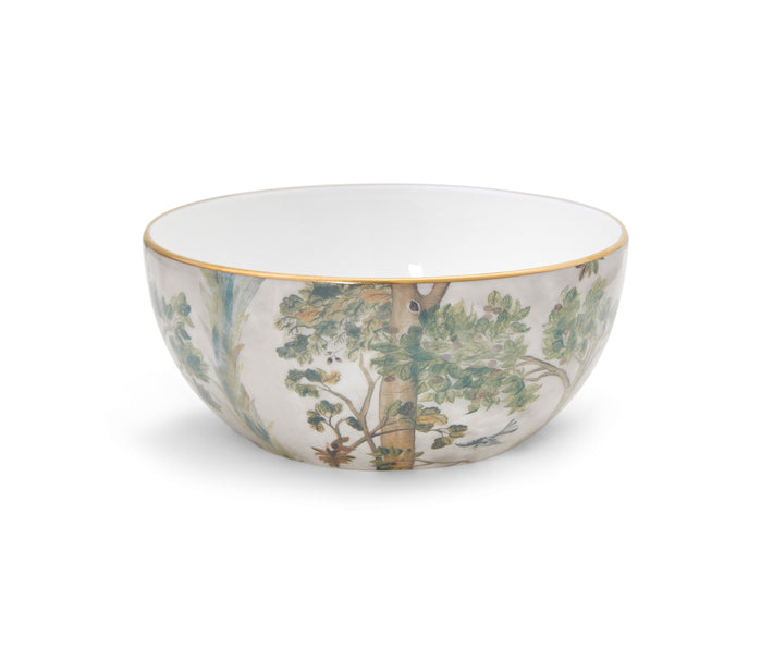 Kit kemp Gold 5.75" Bowl Tall Trees