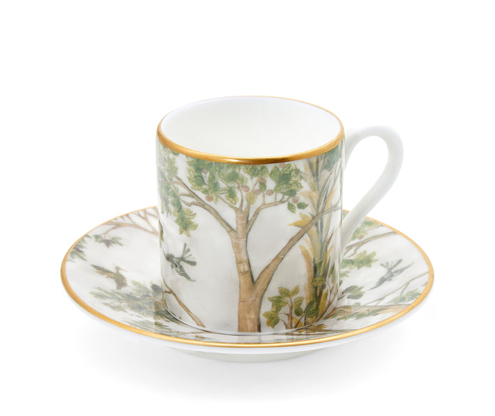 Kit kemp Gold Espresso Cup &amp; Scr Tall Trees