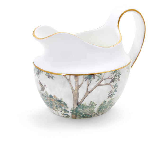 Kit kemp Gold 8oz Cream Jug Tall Trees