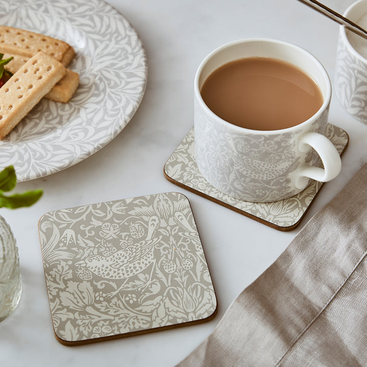 Pure Morris 6 Strawberry Thief Coasters