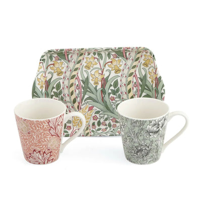 Morris &amp; Co. Mug &amp; Tray Set