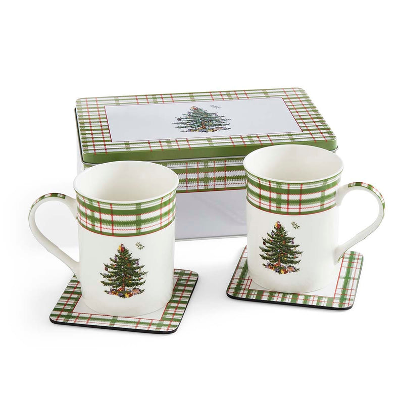 Chrsitmas Tree 2025 Annual 5pc Mug & Tin Set