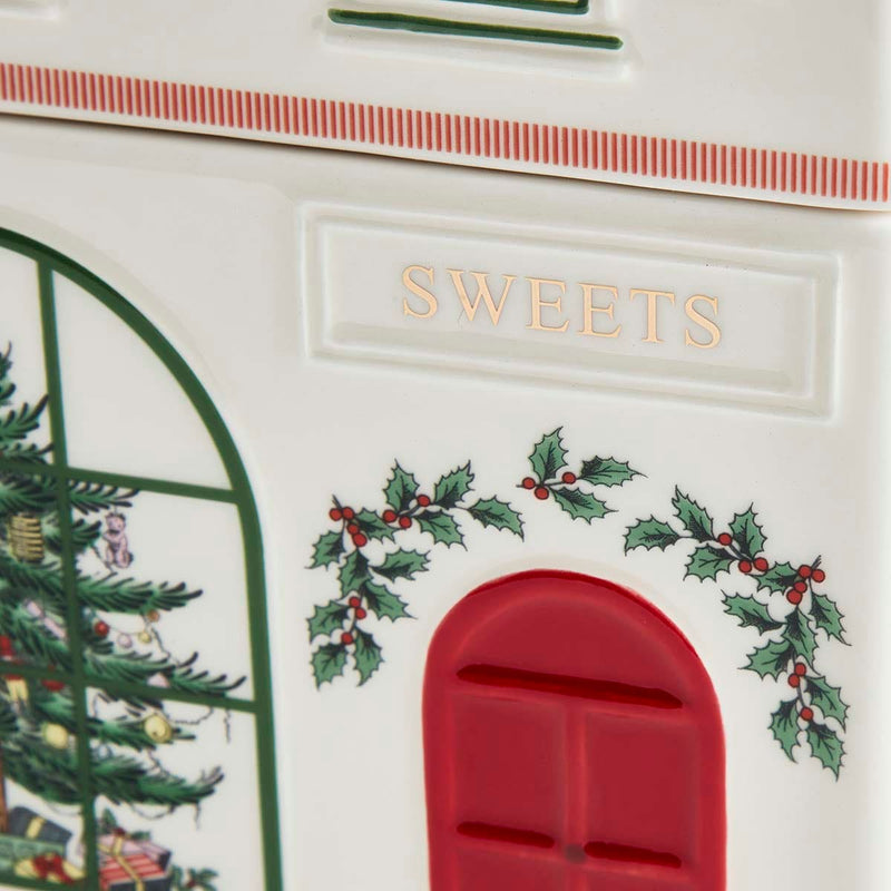 Spode Christmas Village Stacking Canister