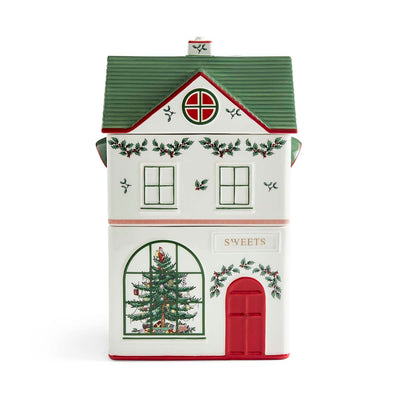 Spode Christmas Village Stacking Canister
