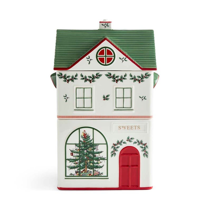 Spode Christmas Village Stacking Canister