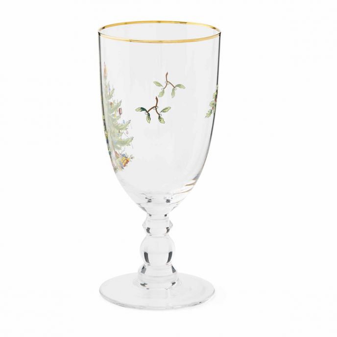 Christmas Tree Set of 4 Goblets