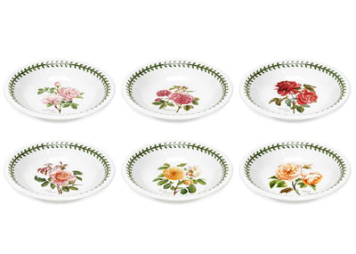 Botanic Roses Set of 6 Bowls 18cm
