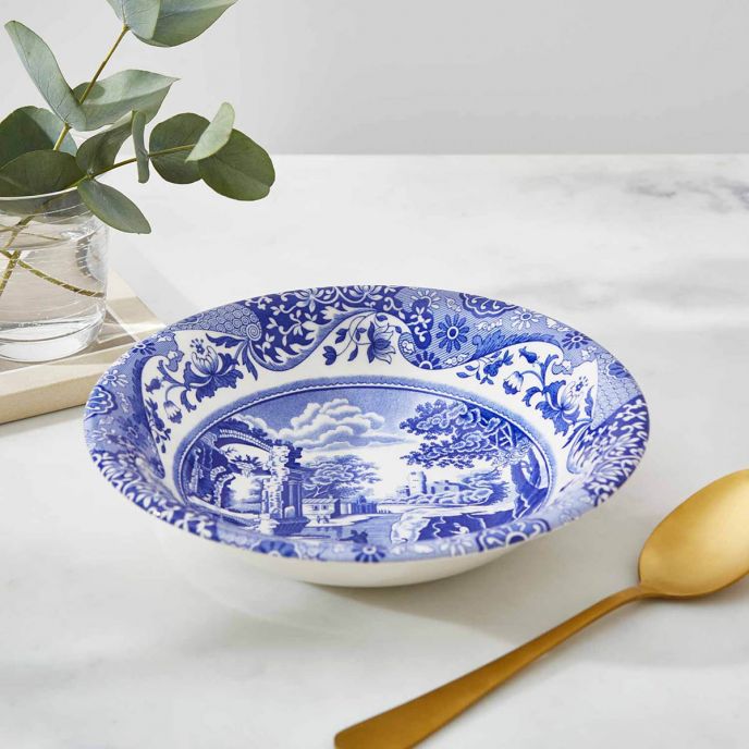 Spode Blue Italian Cereal Bowl, 20cm