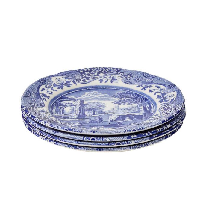 Blue Italian Set of 4 Tea Plates 15cm