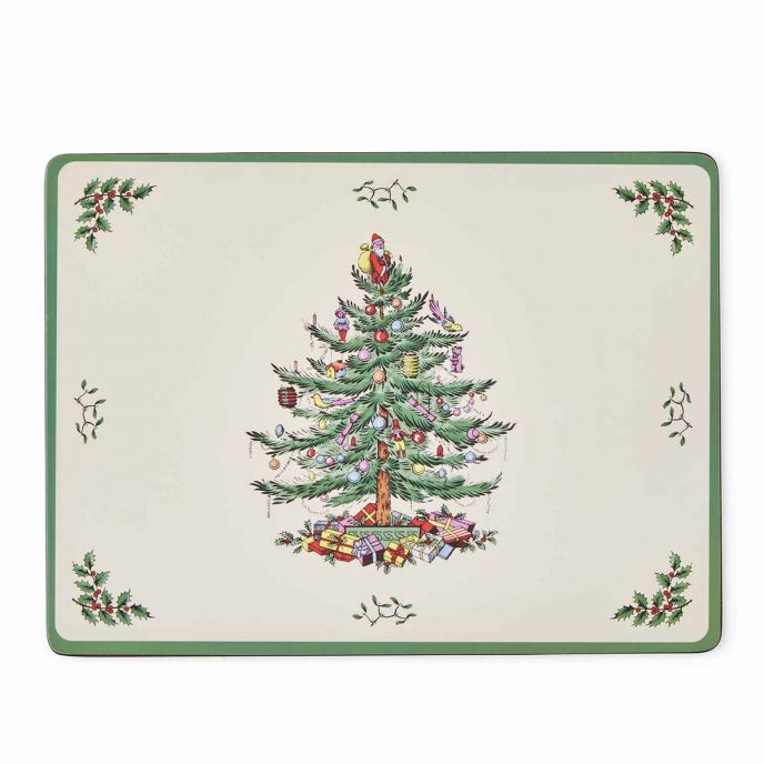 Christmas Tree Set of 4 Placemats