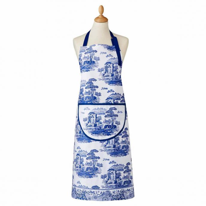 Spode Blue Italian Cotton Apron