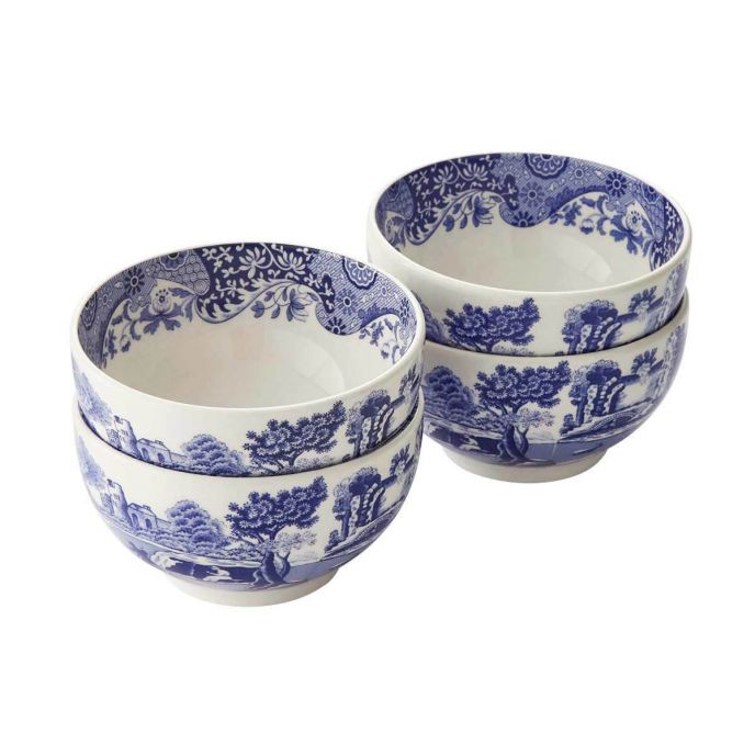 Blue Italian Set of 4 Dip Bowls 11"