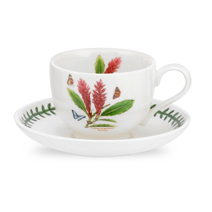 Exotic Botanic Garden Teacup &amp; Saucer Set