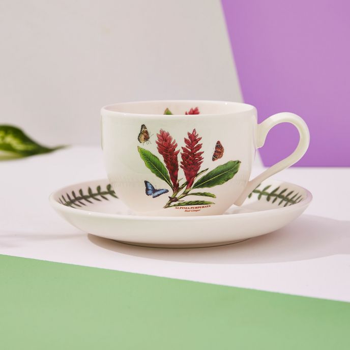 Exotic Botanic Garden Teacup &amp; Saucer Set
