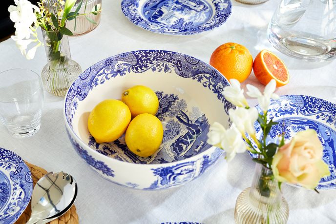 Spode Blue Italian Round Bowl