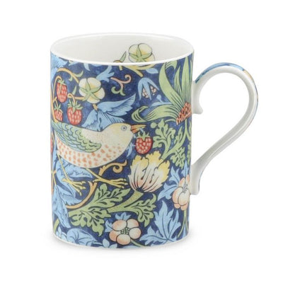 Morris &amp; Co. Strawberry Thief Mug, Indigo