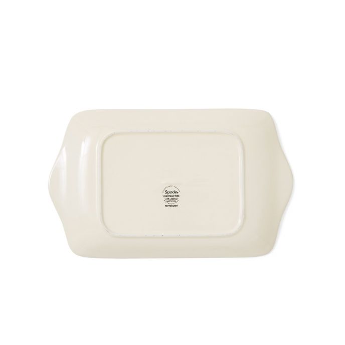 Spode Christmas Tree Peppermint Dessert Tray