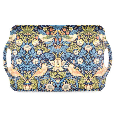 Morris &amp; Co. Strawberry Thief Large Tray,Blue