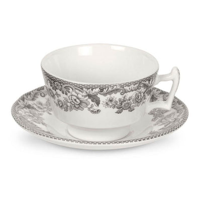 Delamere Rural Set of 4 Teacups & Saucers
